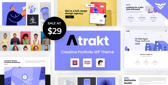 [Download] Atrakt – Creative Portfolio WordPress Theme 