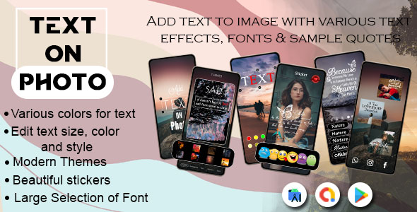 [Download] Photo Text Editor – Text On Photo – Image Editor – Add Text Text on Photo Editor & Photo Text Editor 