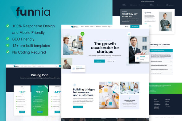 [Download] Funnia – Digital Agency Elementor Template Kit 