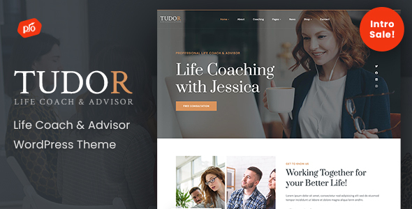 Nulled Tudor – Life Coach & Advisor WordPress Theme free download