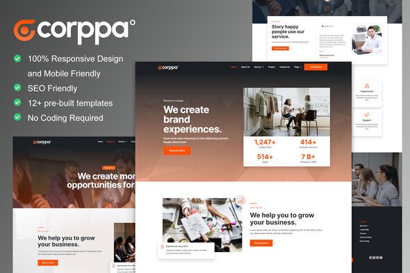 [Download] Corppa – Business & Portfolio Elementor Template Kit 