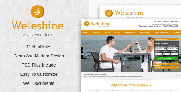 Download Weleshine Hotel Template Nulled 