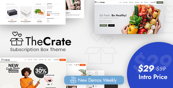 [Download] TheCrate – WooCommerce Subscription Box Theme 