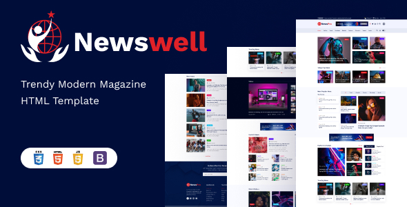 [Download] Newswell – Blog, Magazine Html5 Template 