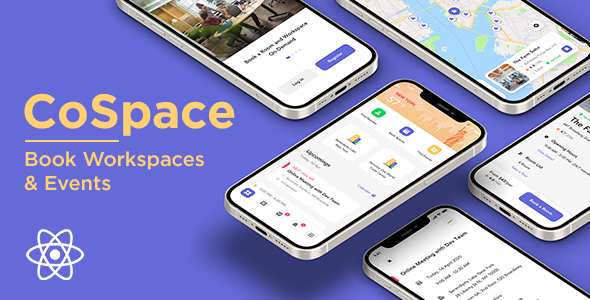 [Download] CoSpace – Coworking Booking React Native App Template 