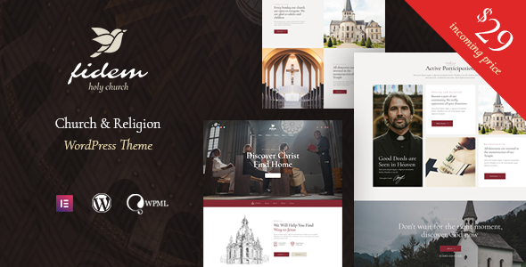 [Download] Fidem – Church & Religion WordPress Theme 