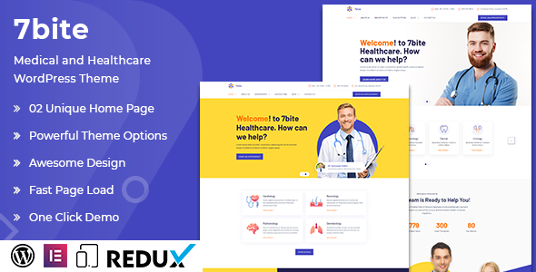 Nulled Sevenbite – Health and Medical WordPress Theme free download