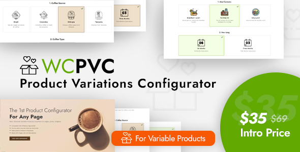 [Download] WC Product Variations Configurator on Any Page 