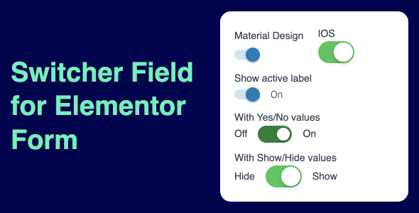 [Download] Switcher Field for Elementor Form 