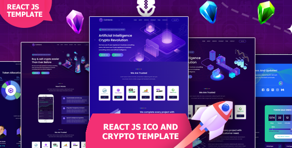 [Download] Coinland – React Js ICO & Crypto Template 