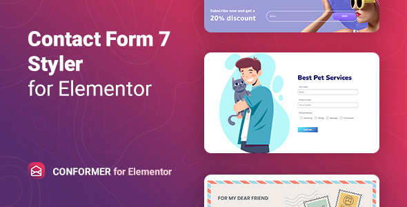 [Download] Contact Form 7 styler for Elementor – ConFormer 