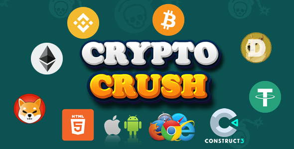 [Download] Crypto Crush – Crypto Game – HTML5/Mobile (C3p) 