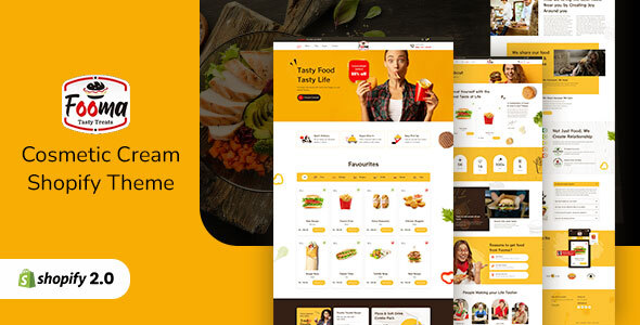 [Download] Fooma – Fast Food & Restaurant Shopify Store 