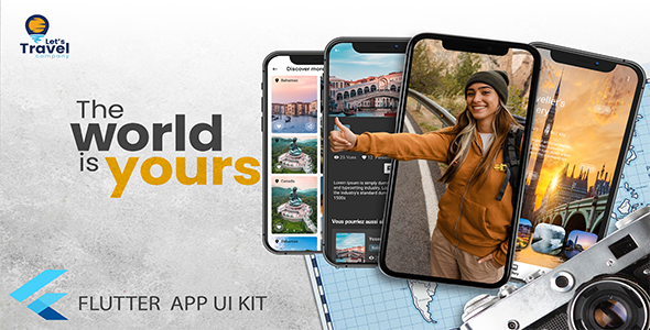 [Download] My Travel – Flutter App UI Kit 