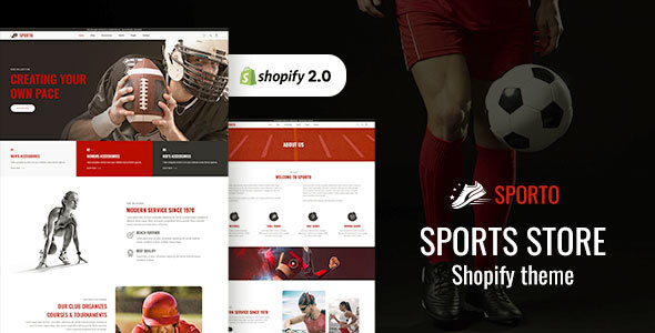 [Download] Sporto – Sports Clothing & Fitness Equipment Shopify Theme 