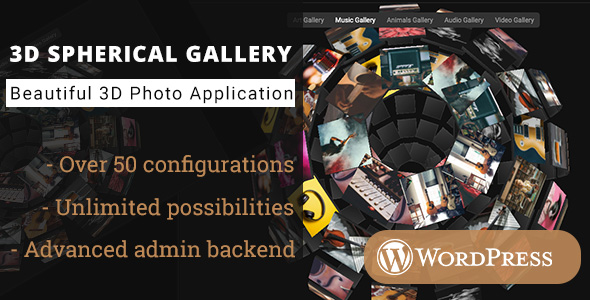 [Download] 3D Spherical Gallery – WordPress Plugin 