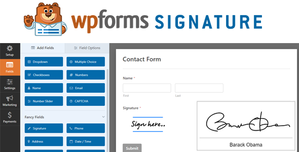 Nulled WPForms Digital Signature free download