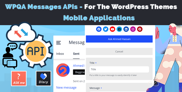 Nulled WPQA Messages APIs – Addon For The WordPress Themes free download