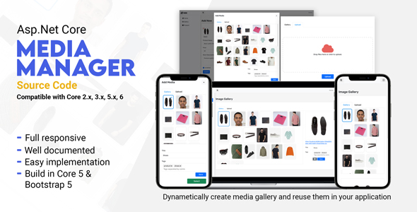 Nulled Media Manager – Asp.Net Core Mvc Advanced Gallery, Image, Media Manager | EF Core free download