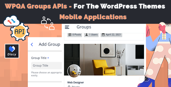 Nulled WPQA Groups APIs – Addon For The WordPress Themes free download