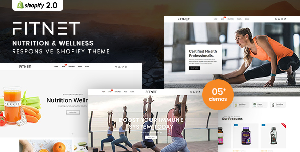 [Download] Fitnet – Nutrition & Wellness Shopify Theme 