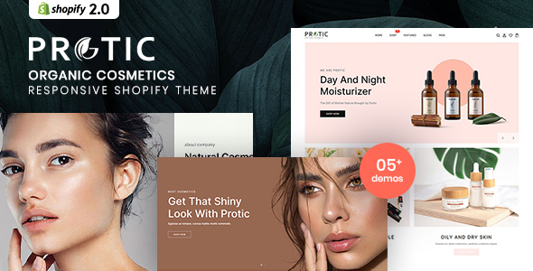 [Download] Protic – Organic Cosmetics Responsive Shopify Theme 