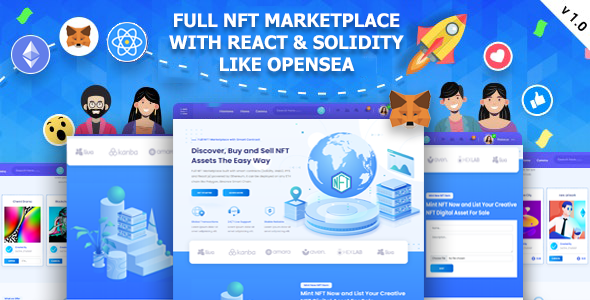 [Download] NFT WorkSea – Full NFT Marketplcae with React & Solidity Like Opensea 