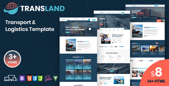 [Download] Transland – Transportation & Logistics HTML Template 