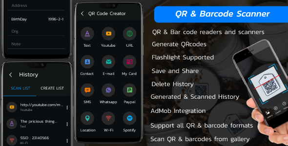 [Download] QR & Barcode Scanner – QR Code Generator – QR & Barcode Reader – QR Code Scanner & Generator 