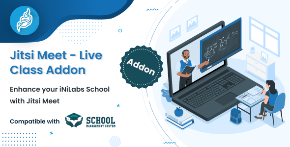 [Download] Jitsi Meet Live class and Meeting Add-on – iNiLabs School 