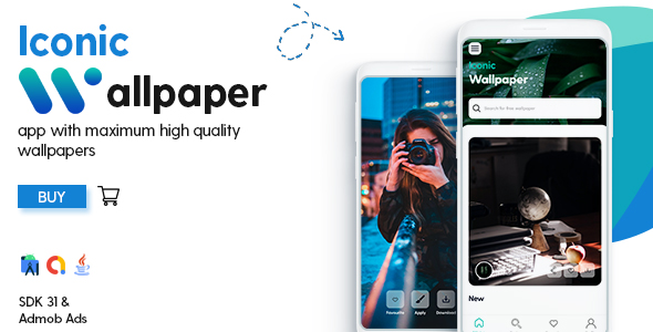 [Download] Iconic Wallpaper – Wallpaper Android App with – Admob Ads 