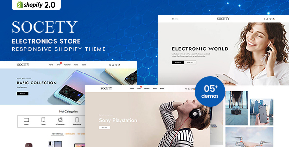 [Download] Socety – Electronics Store Shopify Theme 