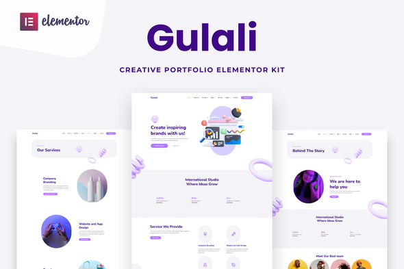 [Download] Gulali – Creative Portfolio Elementor Template Kit 