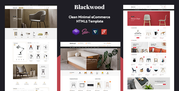 Nulled Blackwood – Clean Minimal eCommerce HTML5 Template free download