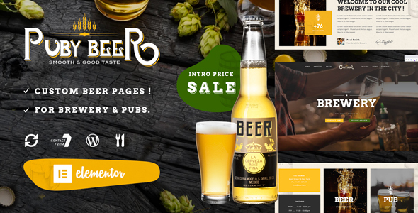 [Download] Puby – Beer & Brewery WordPress Theme 