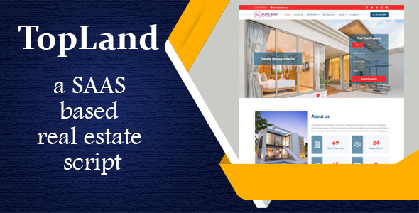 [Download] TopLand – Laravel real estate agency portal with saas 