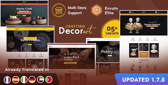 [Download] DecorArt – PrestaShop Responsive Theme for Home Decor, Art & Crafts 