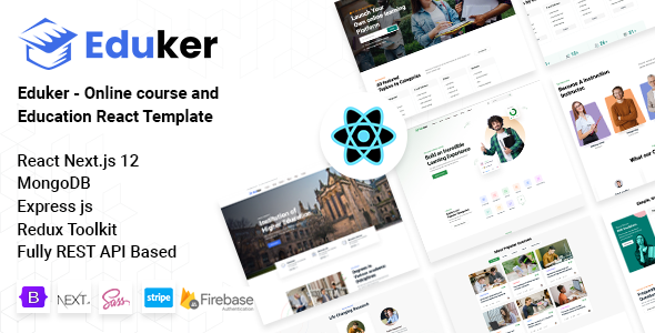 Nulled Eduker – React Next JS Online Course & Education Template free download