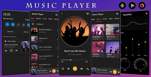 [Download] Music Player – MP3 Player – Audio Player – Play Music –  Android App – Admob Ads – Lite Player 