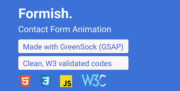 [Download] Formish – contact form animation 