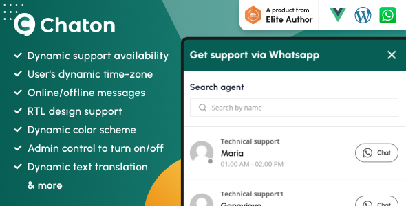 [Download] Chaton – WhatsApp Chat WordPress Plugin 