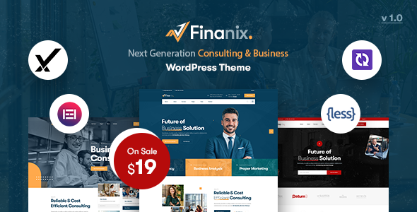 [Download] Finanix – Business Consulting WordPress Theme 