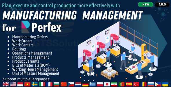 [Download] Manufacturing Management for Perfex CRM 