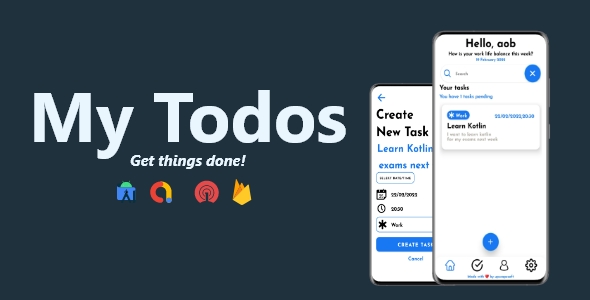 [Download] My Todos – Task & Reminder Manager App | ADMOB, FIREBASE, ONESIGNAL 