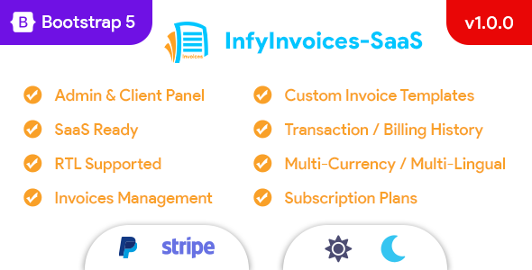 [Download] Laravel Invoices-SaaS Management System – SaaS Invoice / Billing Management 