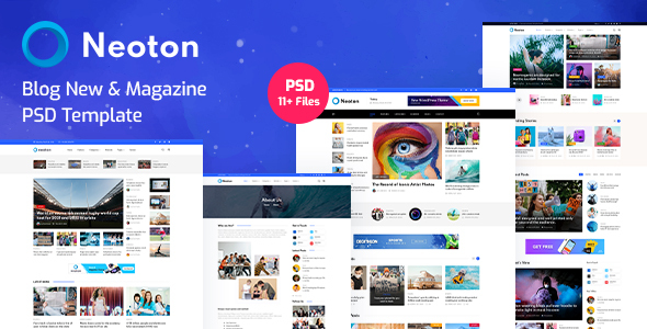 [Download] Neoton – Blog News & Magazine PSD Template 