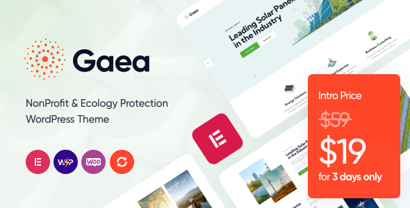 [Download] Gaea – NonProfit & Ecology Protection WordPress Theme 