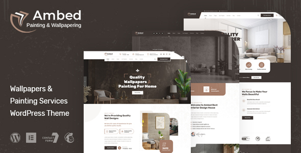 [Download] Ambed – Wallpapers & Painting Services WordPress Theme 
