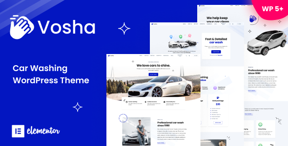 [Download] Vosha – Car Washing WordPress Theme 
