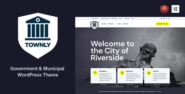[Download] Townly – Government & Municipal WordPress Theme 